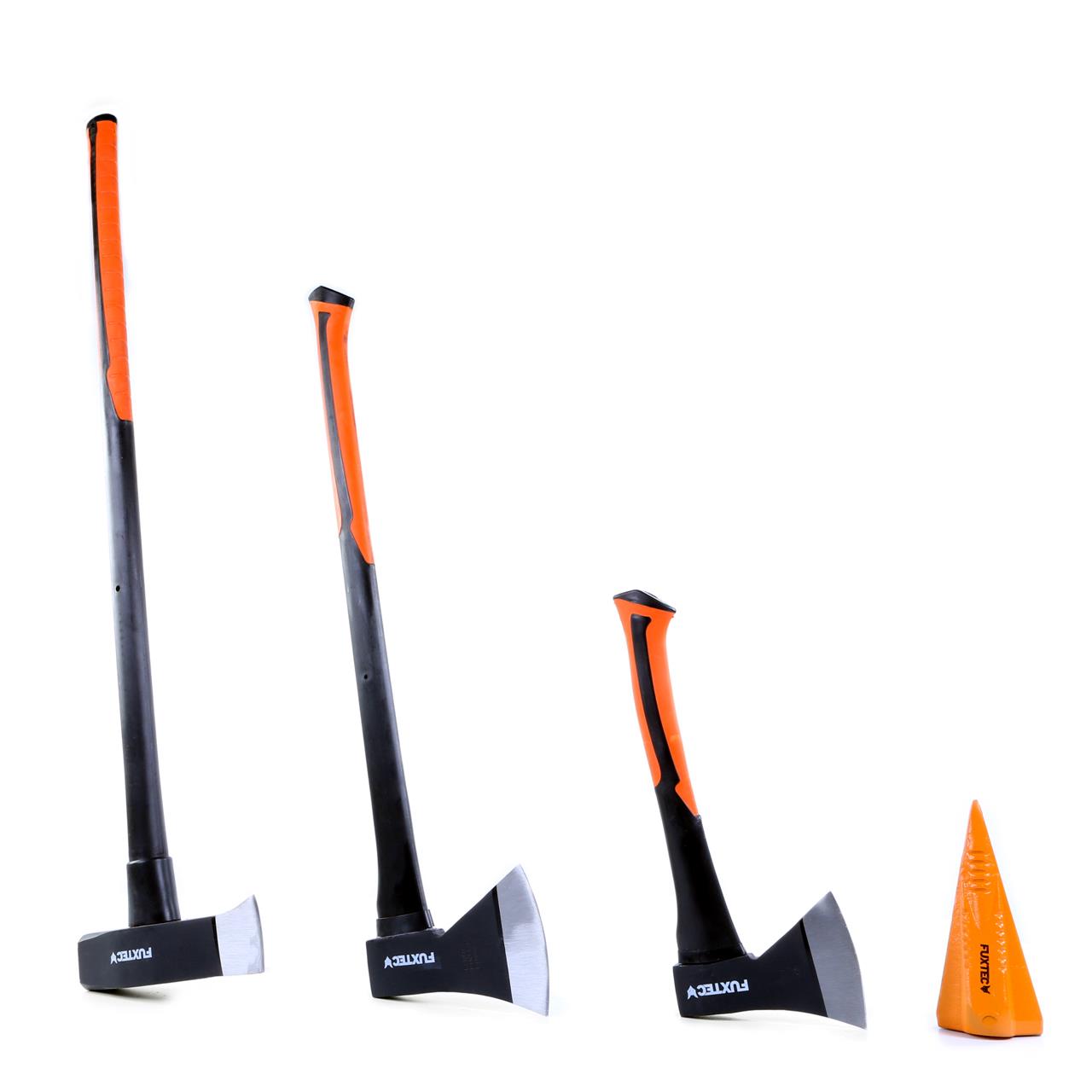 b-ware-fuxtec-4er-axt-set-mit-spaltgranate-carbonstahl image 5