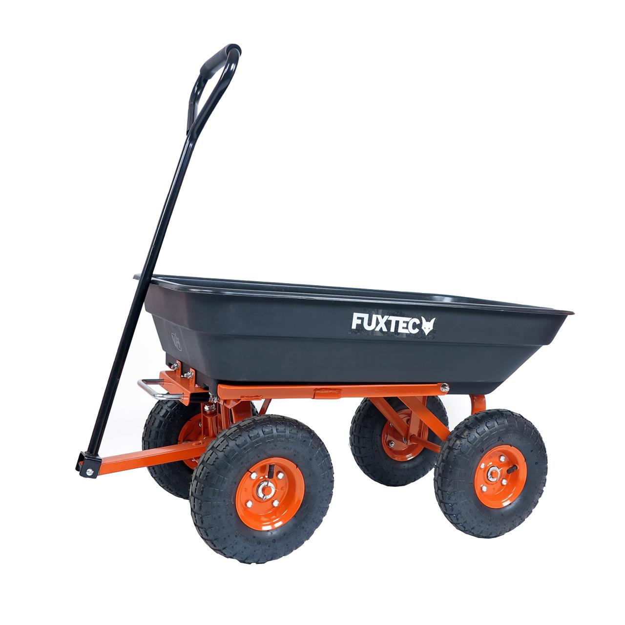 fuxtec-kippwagen-fx-kw2175-transportwagen-300-kg-mit-kippfunktion image 4