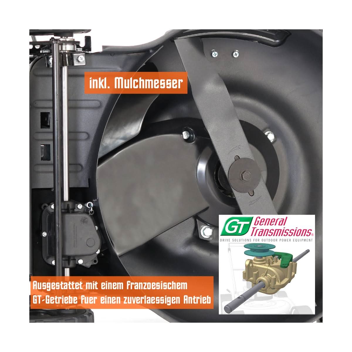 fuxtec-fx-rm1850-benzin-rasenm-her-mit-selbstantrieb-b-ware image 5