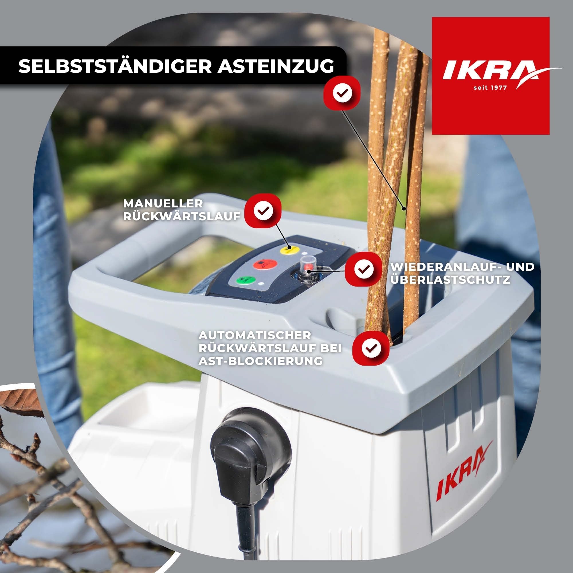ikra-ilh-3000-s-elektro-walzenh-cksler-3000w-f-r-ste-bis-44-mm-inkl-fangsack-45- image 2