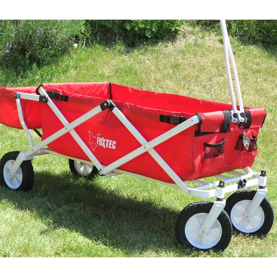 fuxtec-bollerwagen-jw-76-rot-faltbar-b-ware image 1