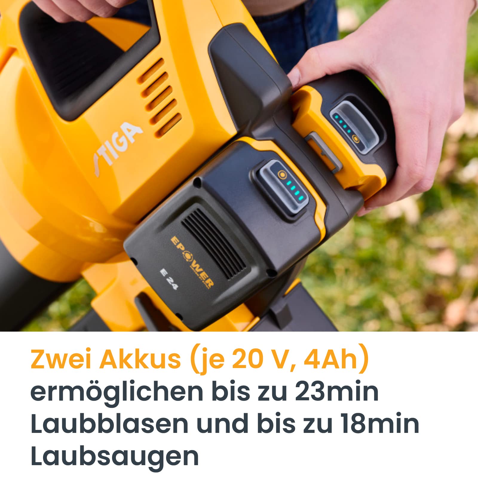 stiga-svs-100e-3in1-akku-laubsauger-laubbl-ser-h-cksler-mit-2x-20v-4ah-akku-und- image 7