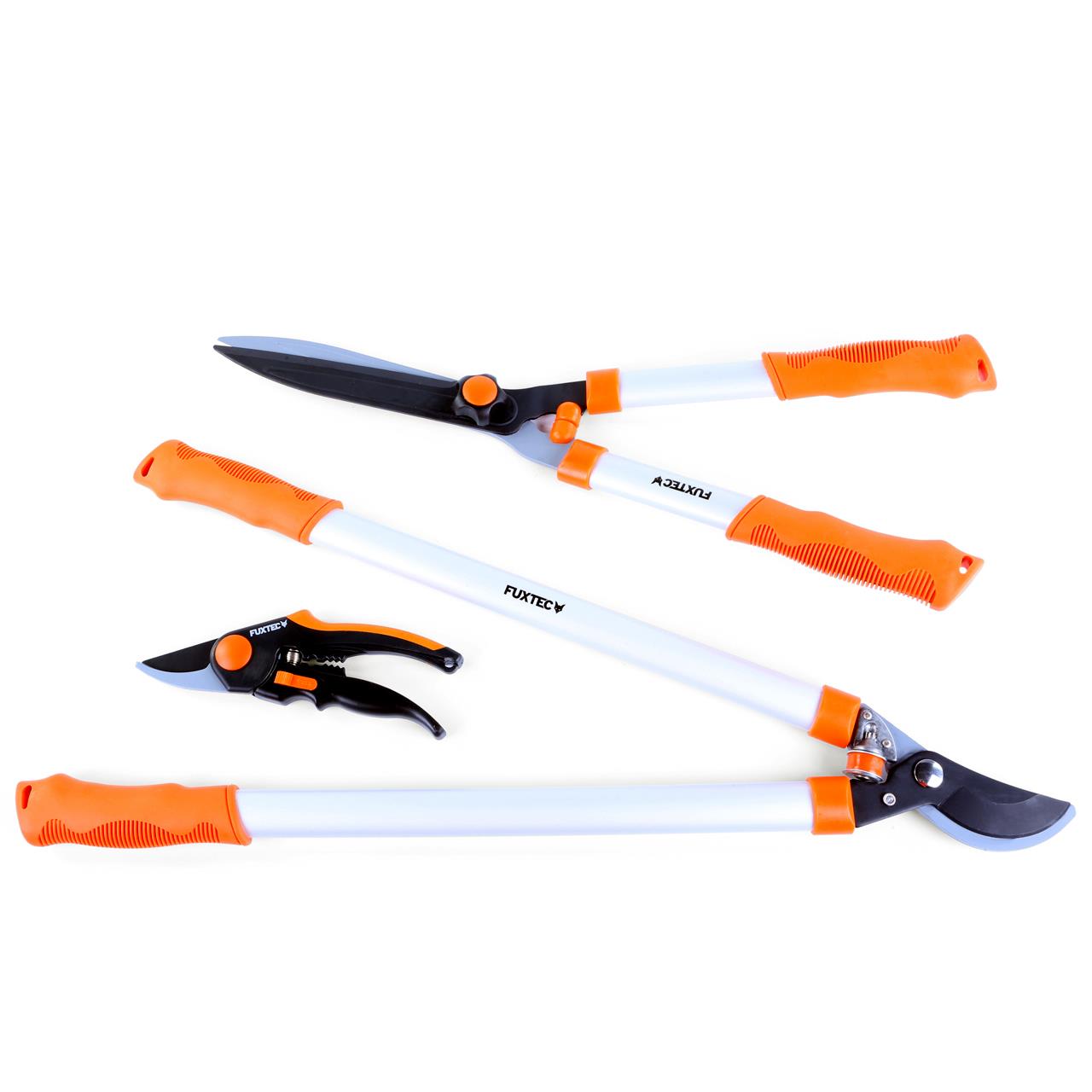 fuxtec-gartenscheren-premium-3er-set-ast-reb-und-heckenschere image 3