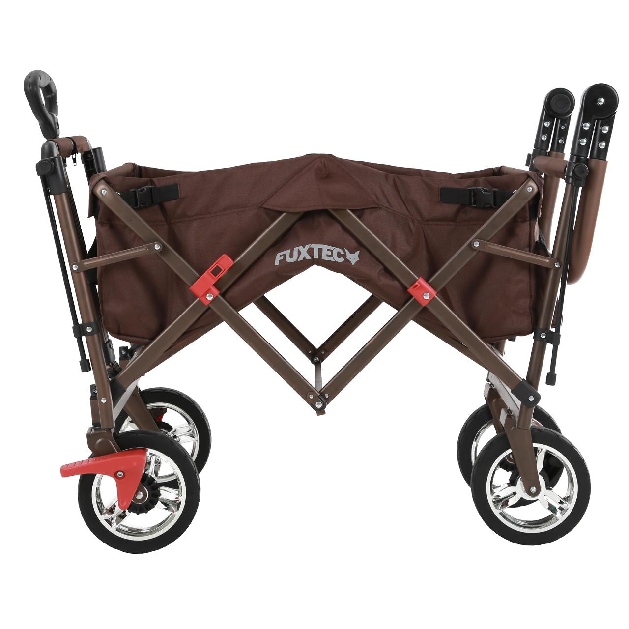 fuxtec-bollerwagen-fx-ct700-faltbar-in-grau-mit-uv-sonnendach-und-schiebegriff-b image 3