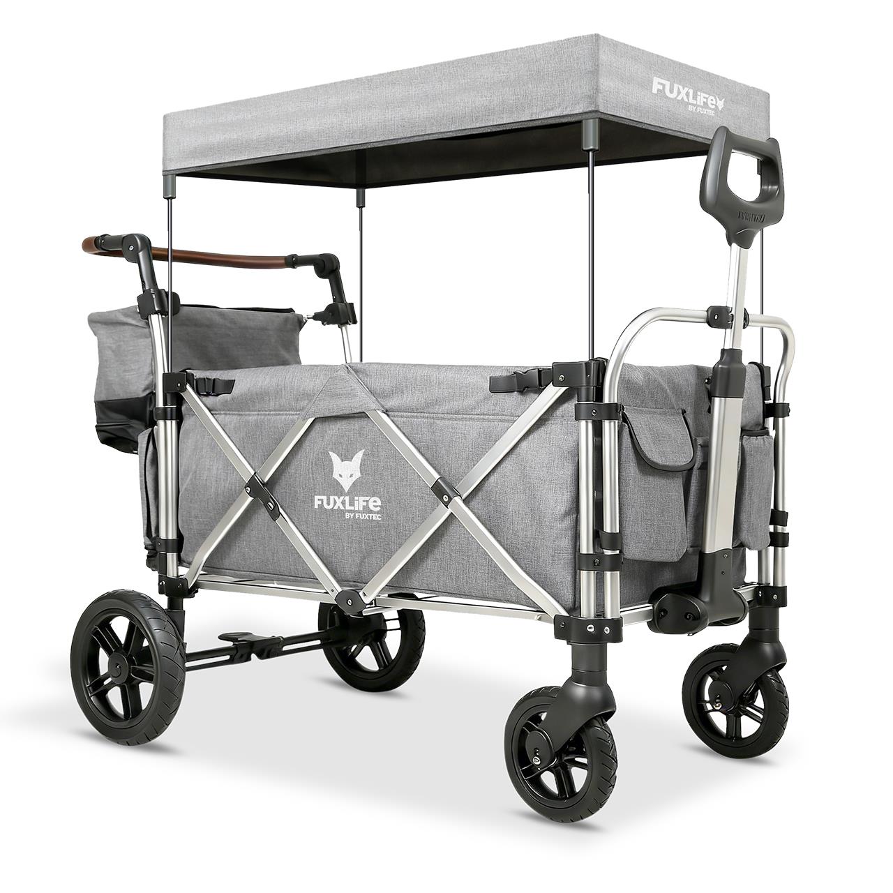fuxtec-fuxlife-premium-bollerwagen-fx-ctl950-f-r-2-kinder-mit-sonnendach image 6