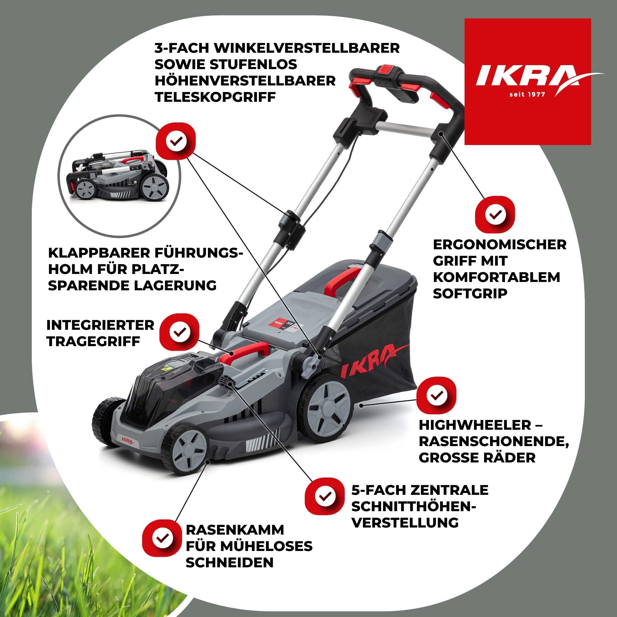 ikra-ib-lm-38-akku-rasenm-her-38-cm-36-v-bosch-system-mit-4-ah-akku image 5