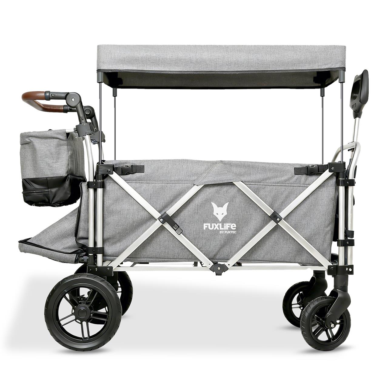 fuxtec-fuxlife-premium-bollerwagen-fx-ctl950-f-r-2-kinder-mit-sonnendach image 5