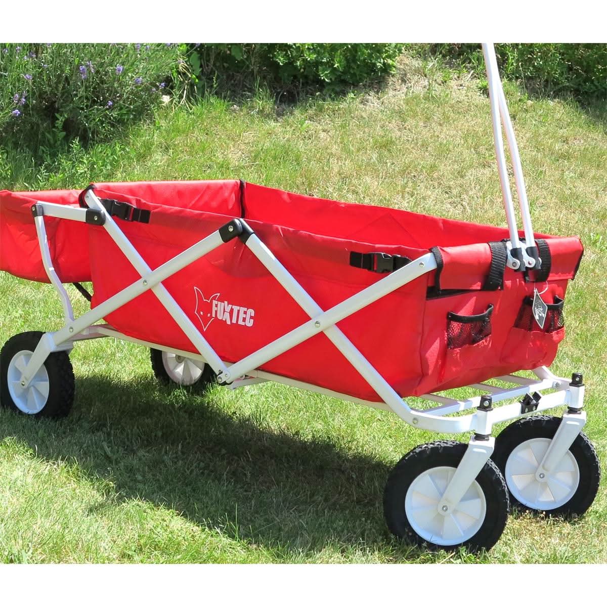 fuxtec-bollerwagen-jw-76-rot-faltbar-b-ware image 1
