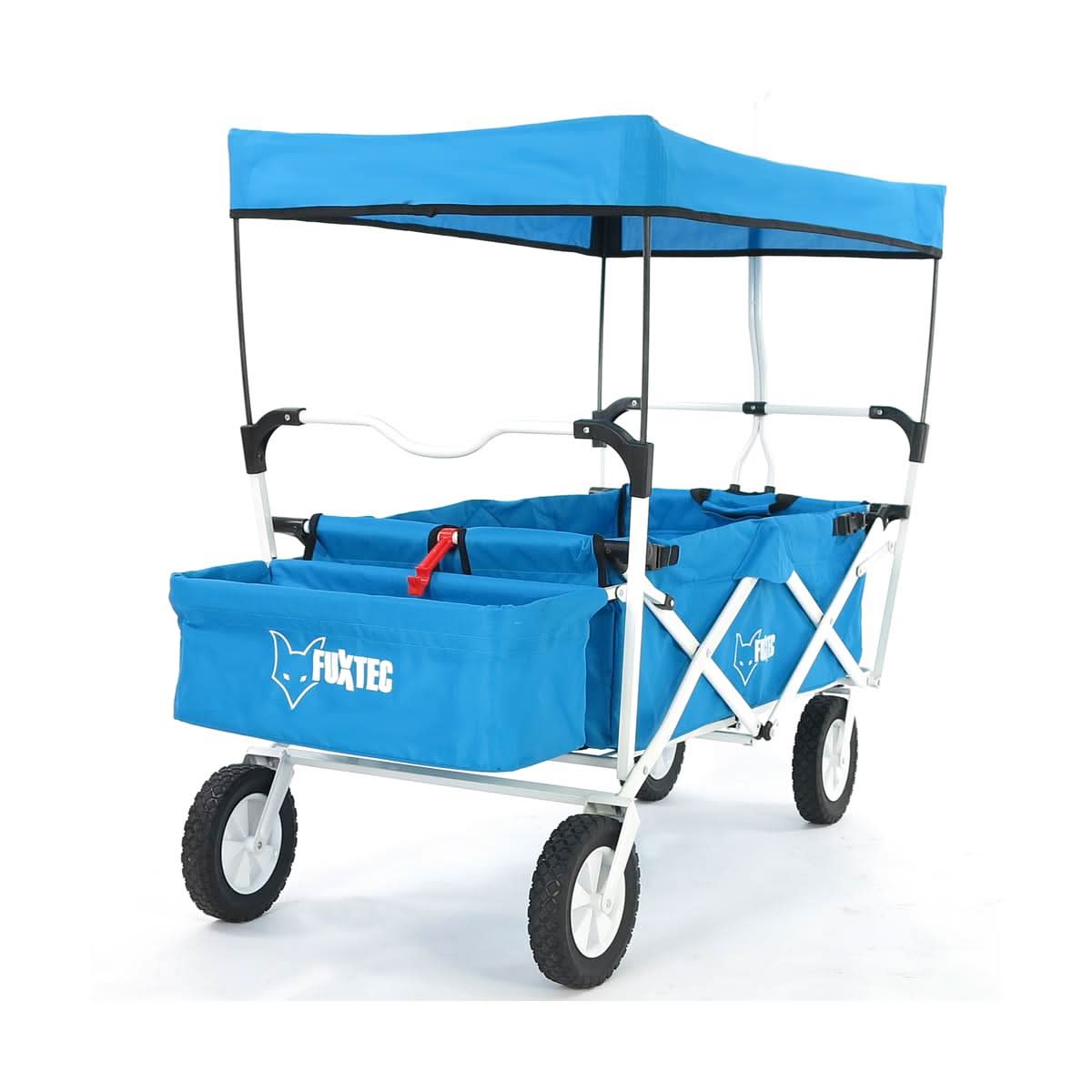 fuxtec-bollerwagen-jw-76at-t-rkis-mit-sonnendach-b-ware image 8
