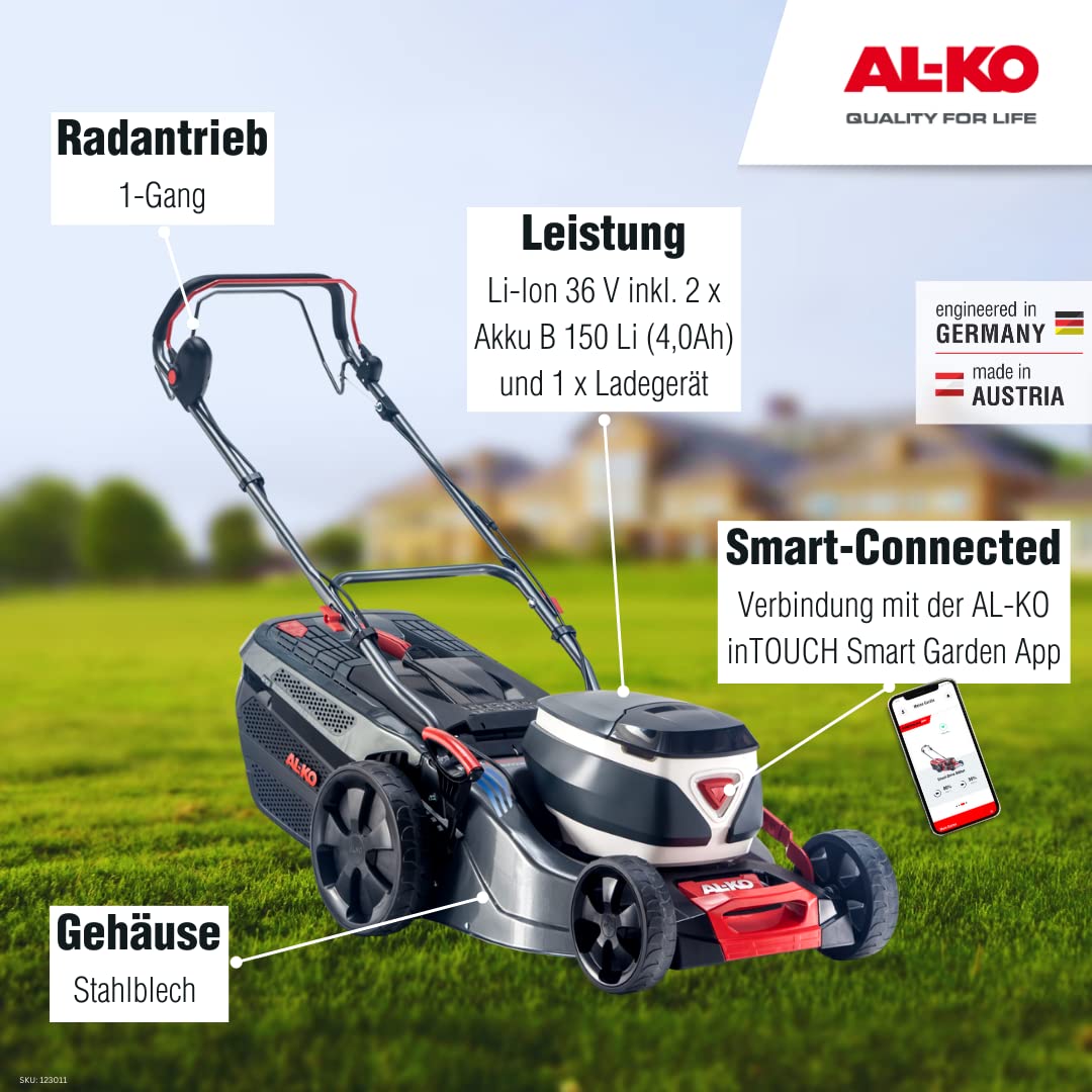 al-ko-46-2-li-sp-w-comfort-akku-rasenm-her-46-cm-inkl-2x-36-v-akku-ladeger-t image 4