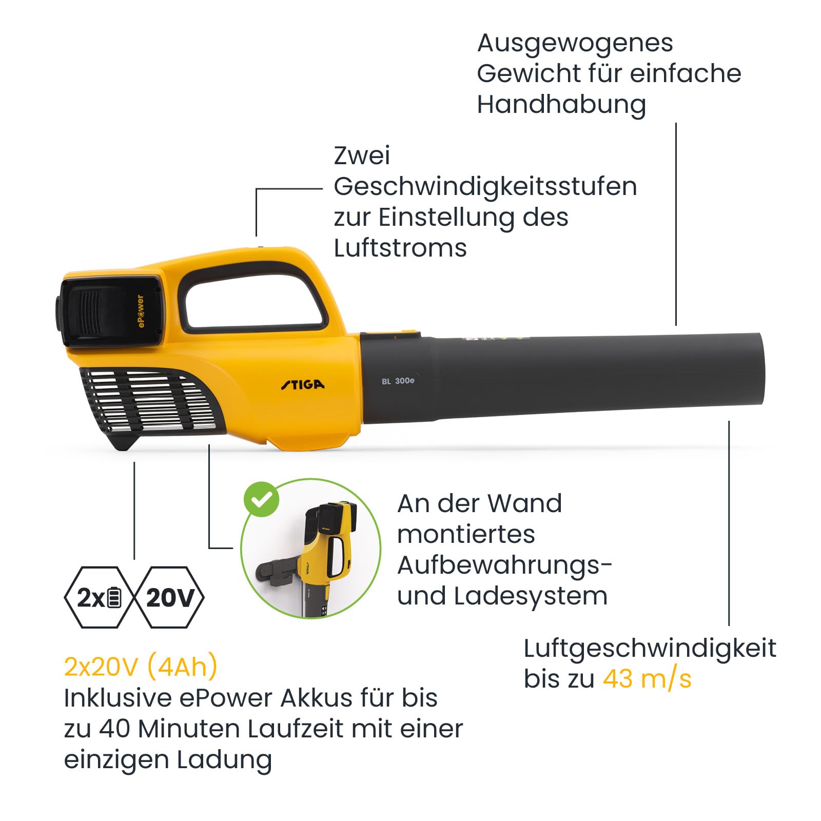 stiga-bl-300e-kit-akku-laubbl-ser-2x20v-4ah-42-m-s image 2