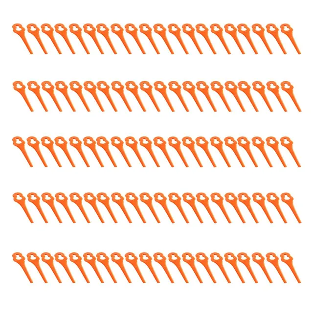 100x-ersatzklingen-ersatzmesser-aus-kunststoff-f-r-20v-akku-rasentrimmer-fx-e1rt image 1