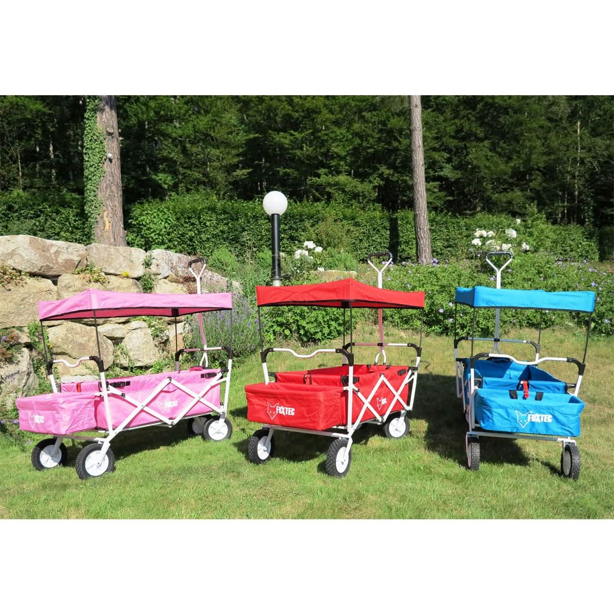 fuxtec-bollerwagen-jw-76ab-blau-mit-sonnendach-b-ware image 6