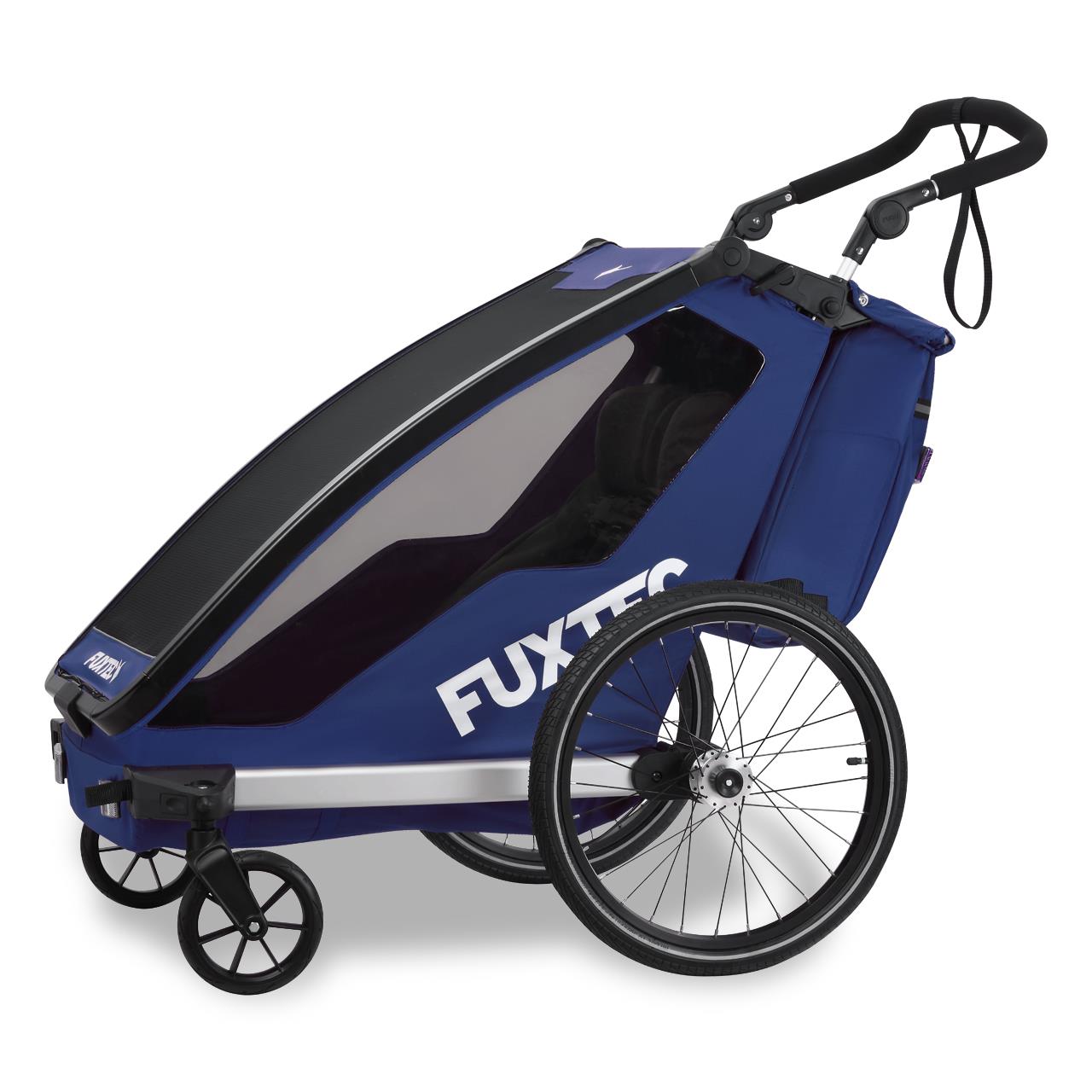 fuxtec-fahrradanh-nger-jogger-sportfux-fx-fa1-set-blau-mit-jogger-rad image 3