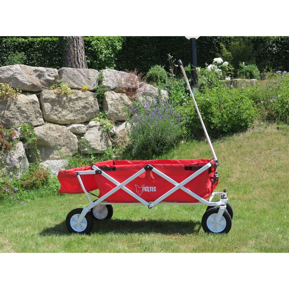 fuxtec-bollerwagen-jw-76-rot-faltbar-b-ware image 2