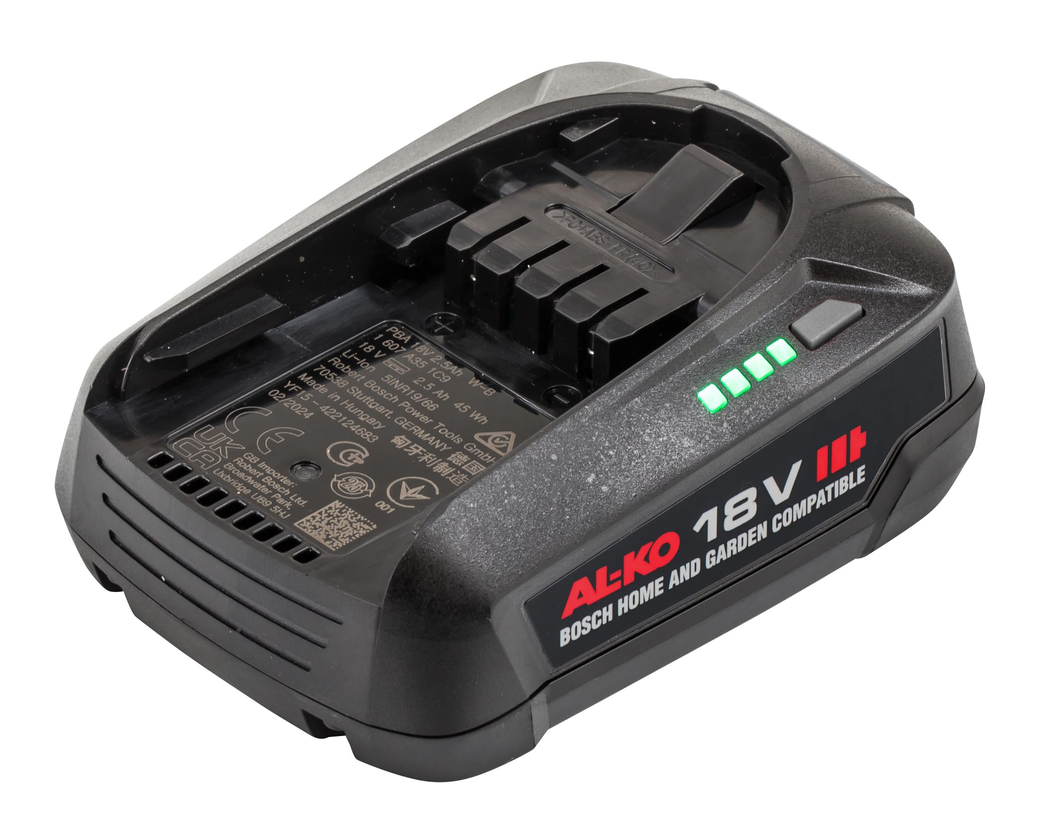 al-ko-18-v-akku-b50-5-li-2-5-ah-li-ion-bosch-home-garden-kompatibel-mit-ladestan image 1