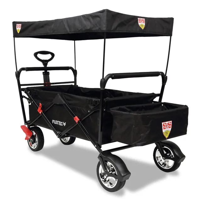 fuxtec-bollerwagen-fx-ct500-vfb-stuttgart-edition-mit-sonnendach-b-ware image 1