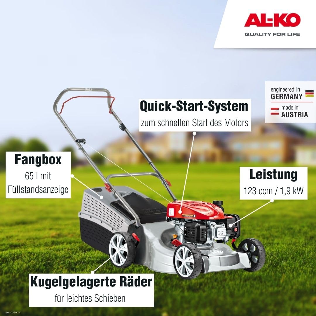 al-ko-classic-4-62-p-a-benzin-rasenm-her-46-cm-f-r-fl-chen-bis-1100-m image 2