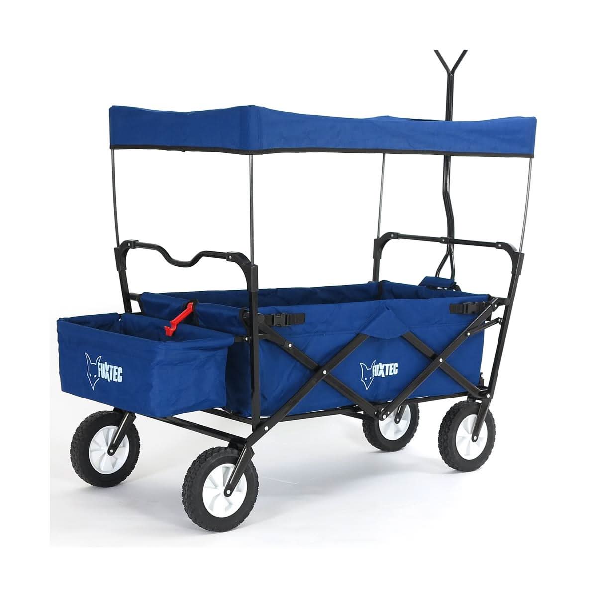 fuxtec-bollerwagen-jw-76an-navy-blau-mit-sonnendach-b-ware image 2