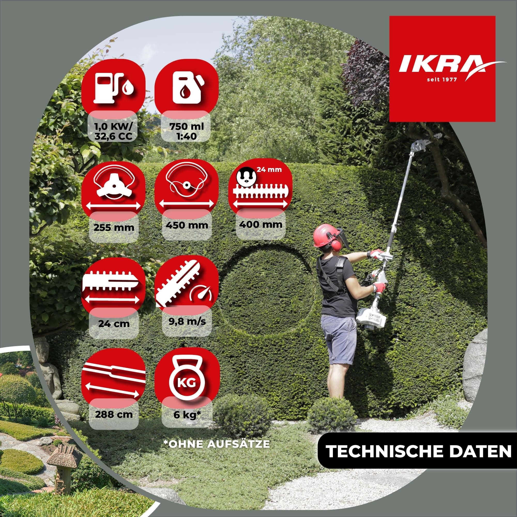 ikra-multitool-ibkh-33-1-benzin-4in1-garten-multifunktionswerkzeug-rasentrimmer- image 5