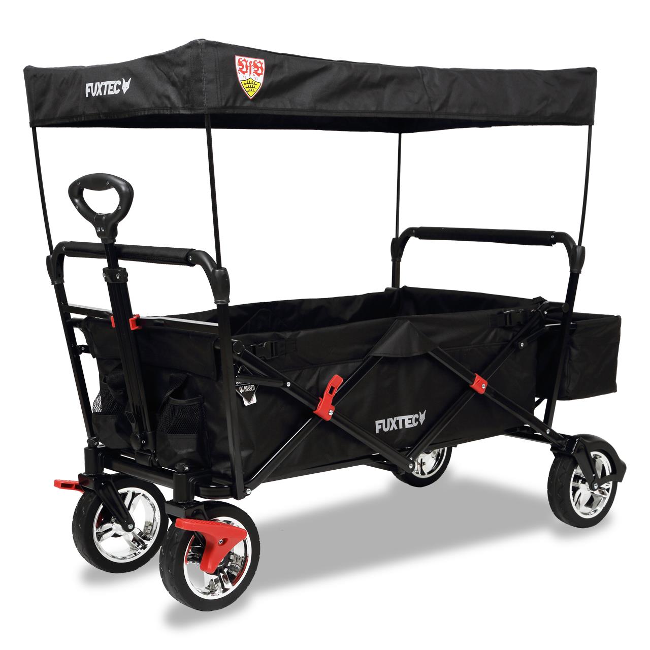 fuxtec-bollerwagen-fx-ct500-vfb-stuttgart-edition-mit-sonnendach image 2