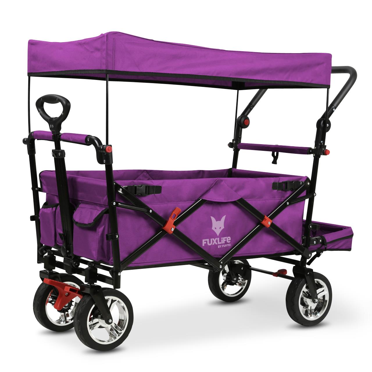 fuxtec-fuxlife-komfort-bollerwagen-fx-ct800-f-r-2-kinder image 2