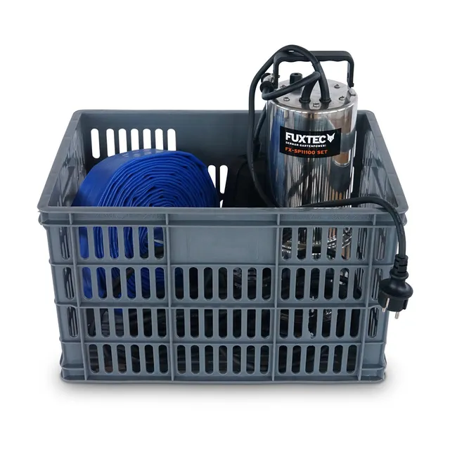 fuxtec-tauchpumpe-fx-sp11100-set-1100-watt-schmutzwasserpumpe-mit-10-m-schlauch image 1
