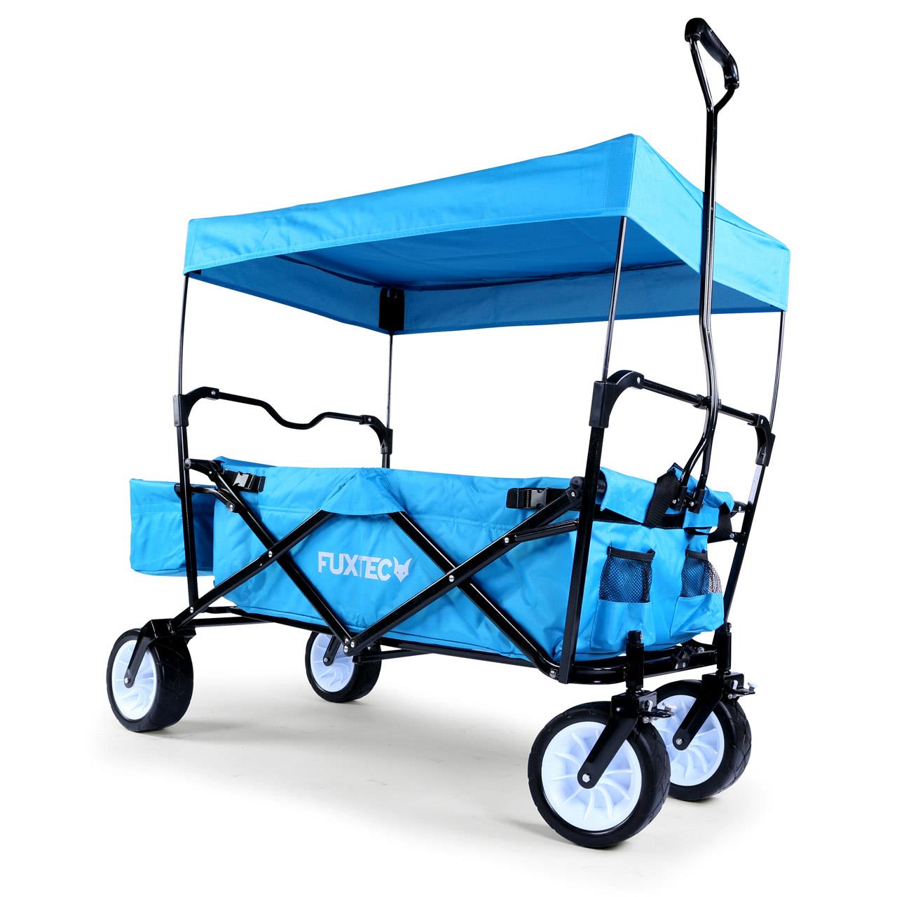 fuxtec-bollerwagen-fx-bw100-t-rkisblau-b-ware-faltbar-75-kg image 5