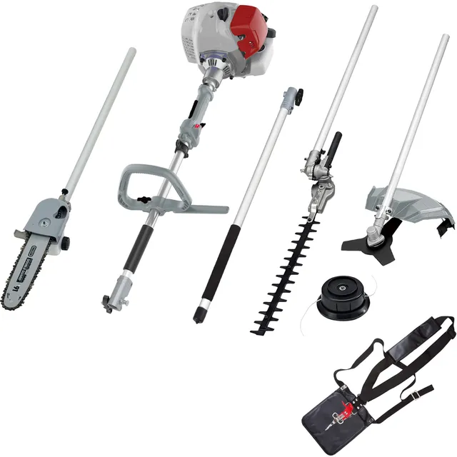 ikra-ibkh-33-1-benzin-multitool-4in1-32-6-cm-1-0-kw-rasentrimmer-freischneider image 1