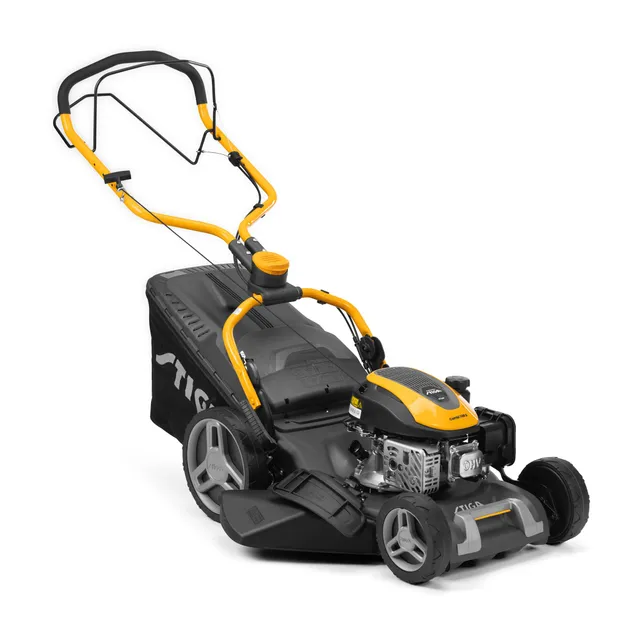 stiga-combi-748-s-benzin-rasenm-her-selbstfahrend-46-cm-stahlm-hwerk-139-cm-60-l image 1
