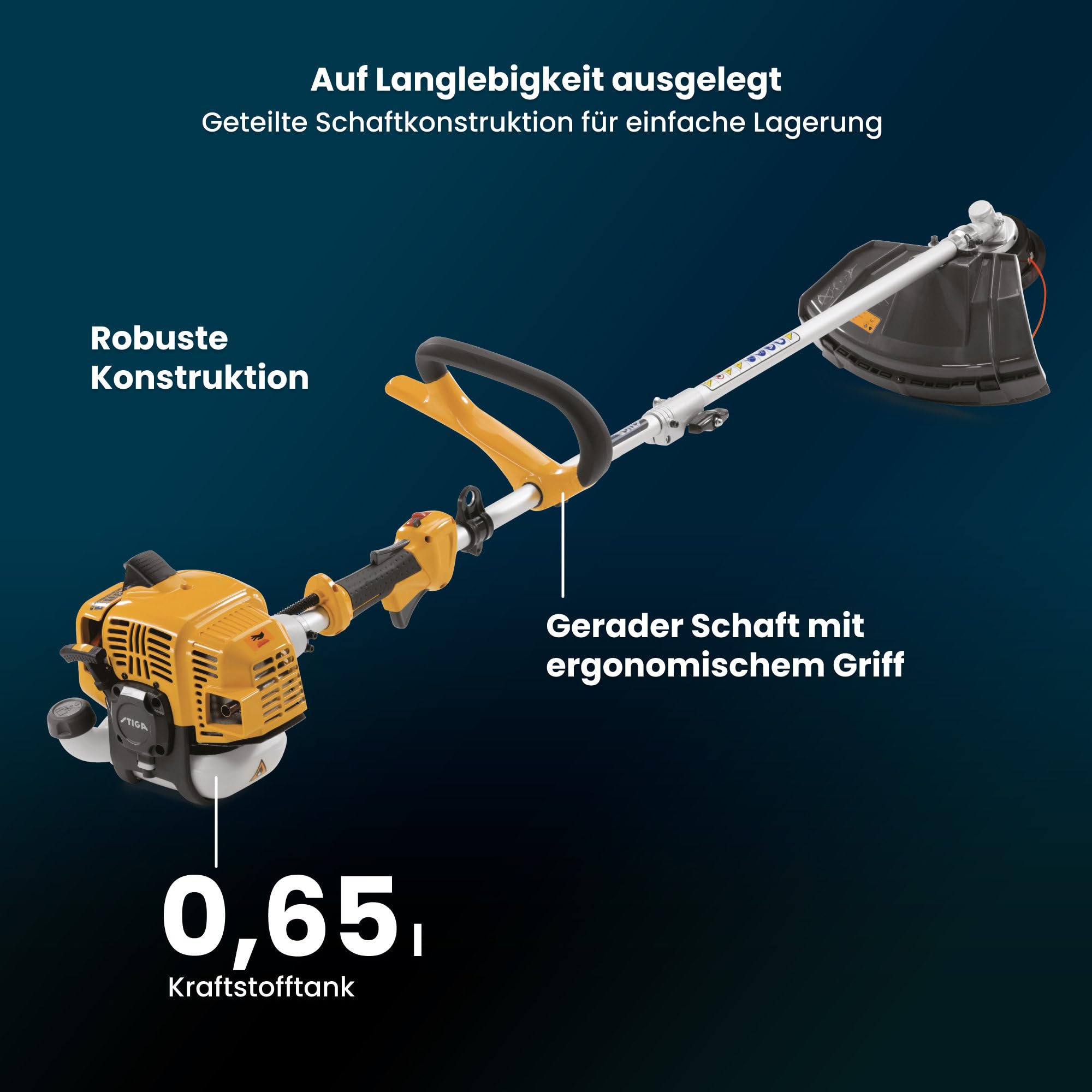 stiga-bc-330-a-benzin-motorsense-25-4-cm-43-cm-mit-fadenkopf-und-messer image 4