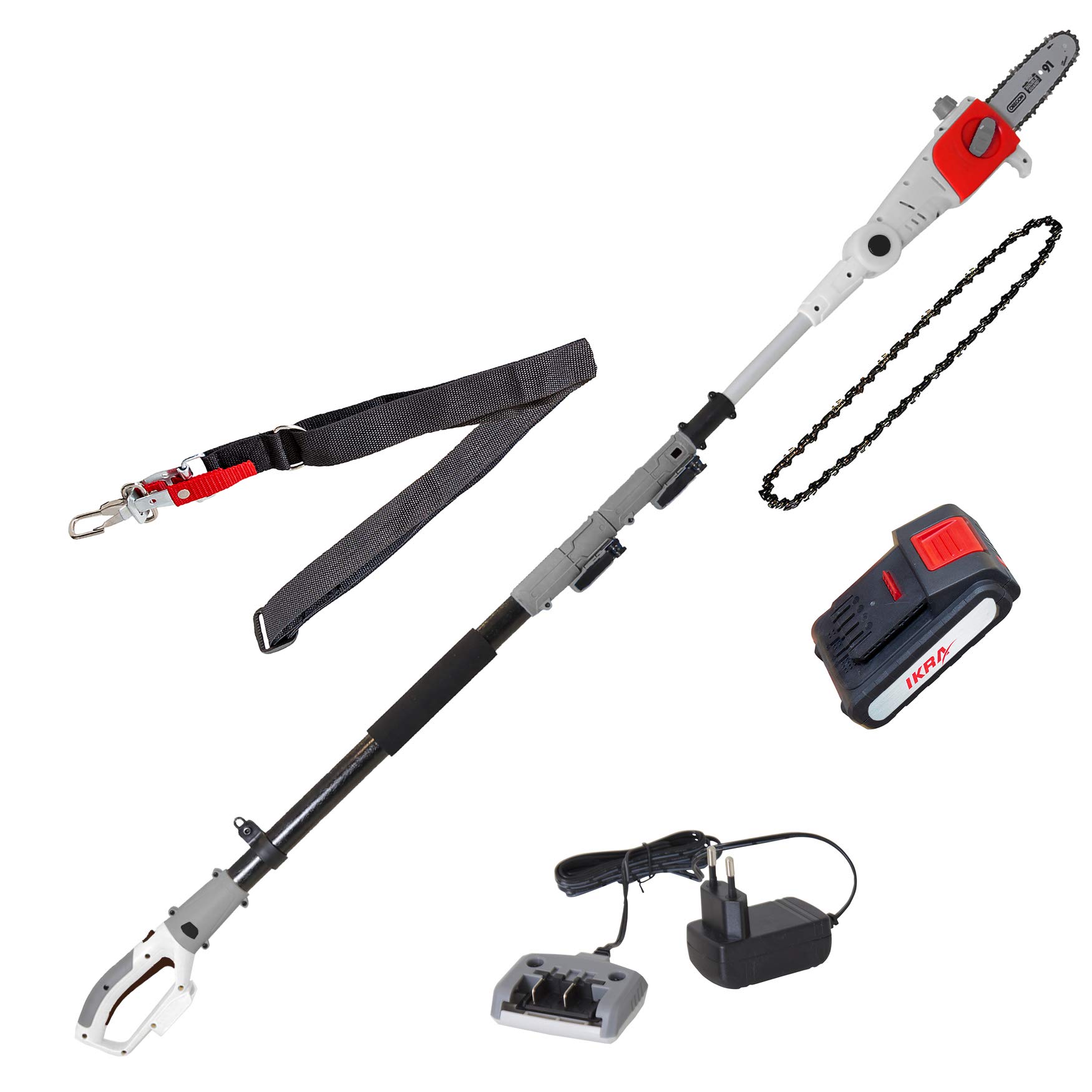 ikra-icps-2020-akku-teleskop-entaster-20-cm-bis-4-m-inkl-akku-und-ersatzkette image 1