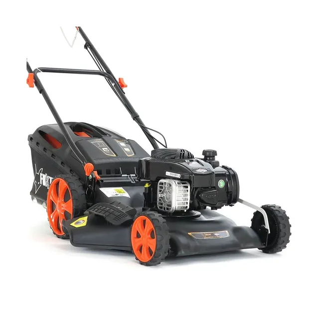 fuxtec-fx-rm18bs-benzin-rasenm-her-mit-briggs-stratton-motor-500e-b-ware-mit-ant image 1
