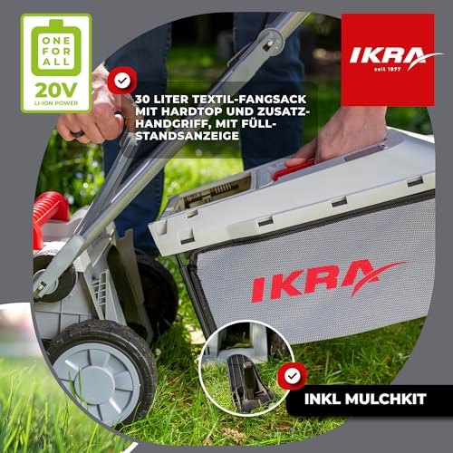 ikra-icm-2033-akku-rasenm-her-33-cm-20v-inkl-2-akkus image 8