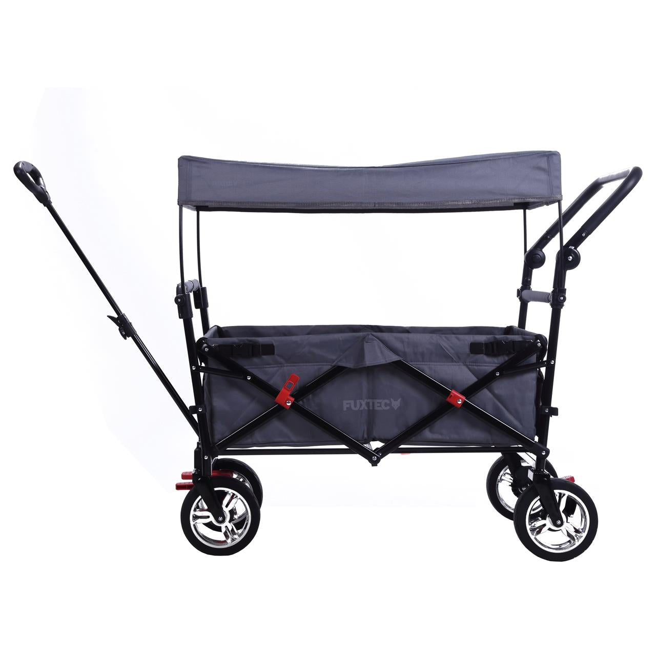 fuxtec-fx-ct700-bollerwagen-faltbar-mit-uv-sonnendach-und-schiebegriff image 1