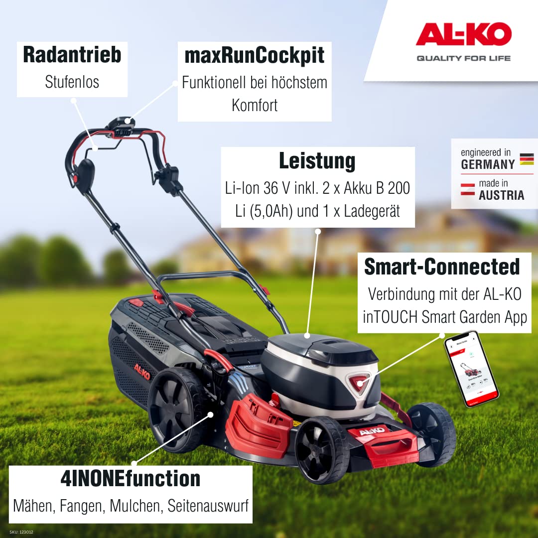 al-ko-akku-rasenm-her-512-li-vs-w-premium-51-cm-2x-36v-5-0ah-bis-1000-m image 4