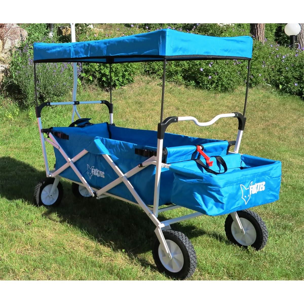 fuxtec-bollerwagen-jw-76ab-blau-mit-sonnendach-b-ware image 4