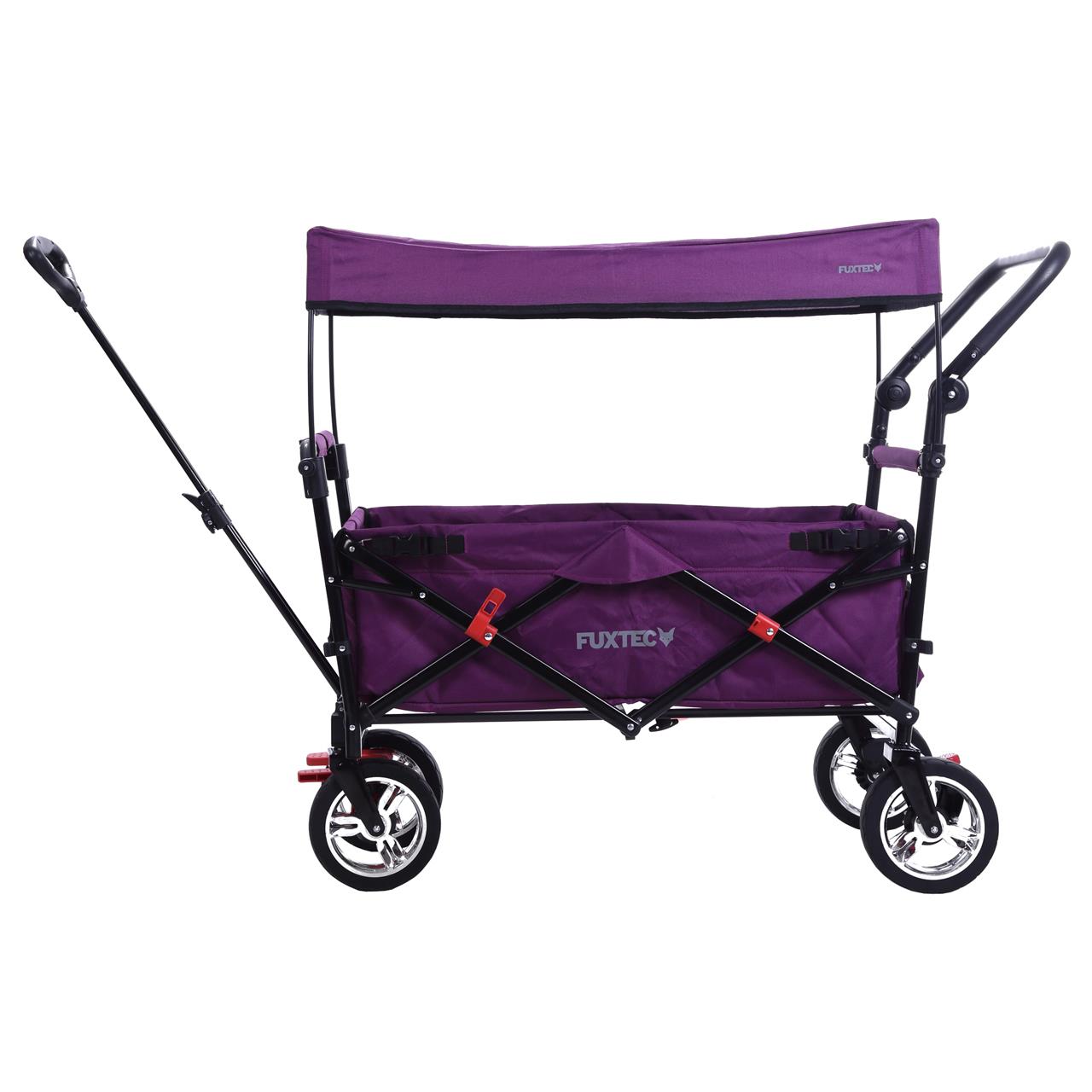 fuxtec-fx-ct700-bollerwagen-faltbar-mit-uv-sonnendach-und-schiebegriff image 3