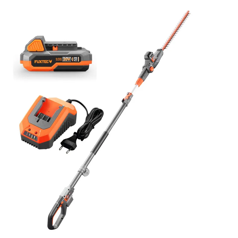fuxtec-fx-e1hh20-20v-akku-hochheckenschere-set-mit-2ah-akku-und-ladeger-t image 1