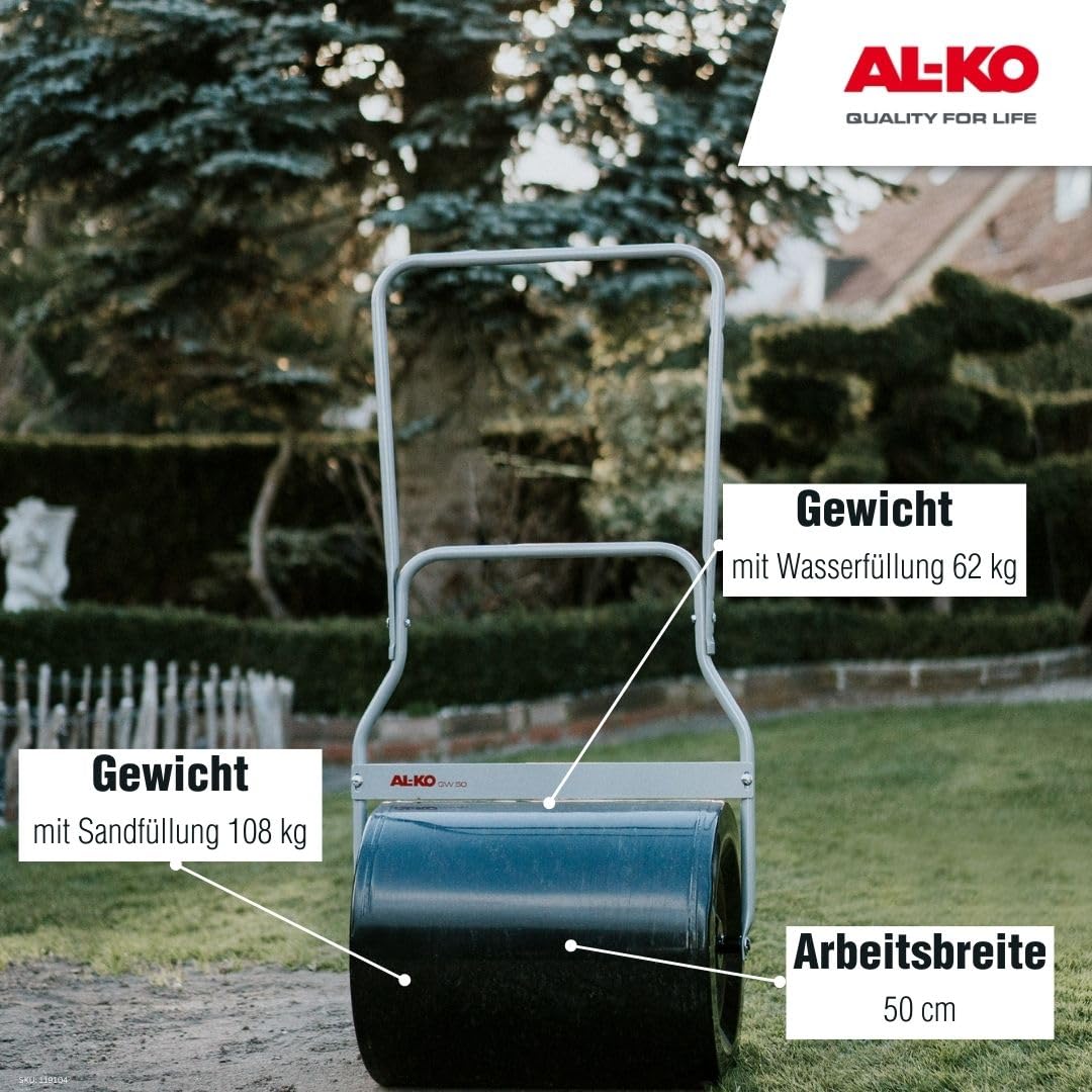al-ko-gartenwalze-gw-50-50-cm-stahl-62-kg-wasser-108-kg-sand image 2