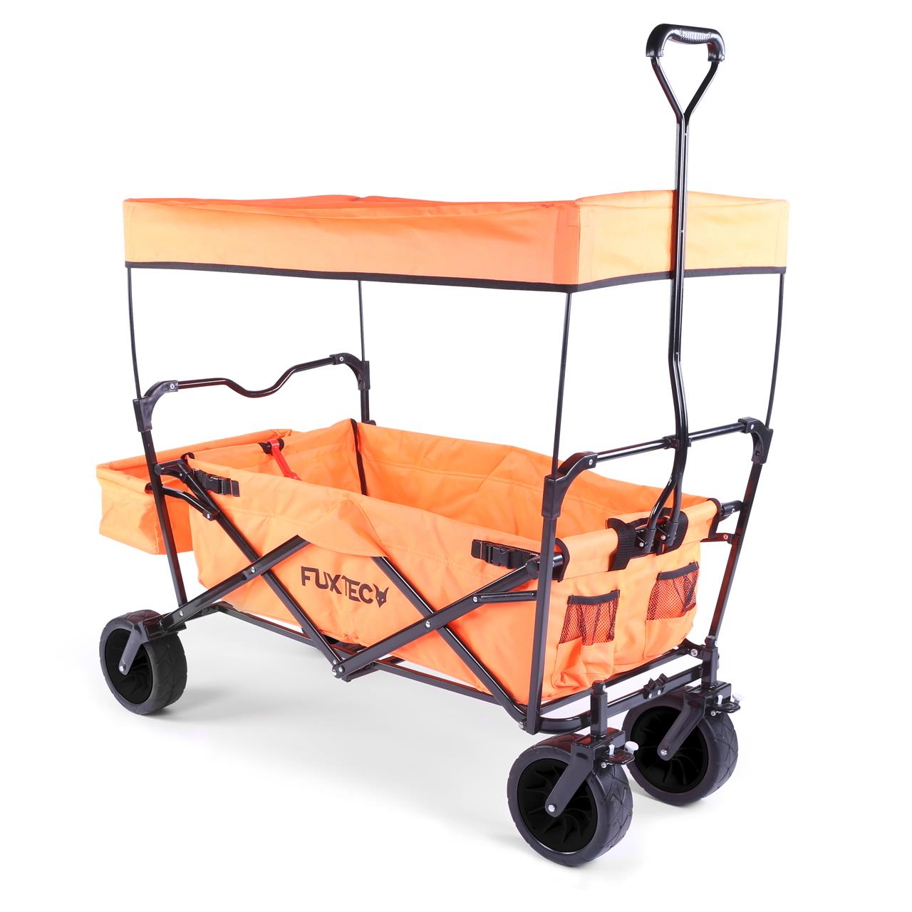 fuxtec-b-ware-bollerwagen-fx-bw100-orange-faltbar-mit-dach-bis-75-kg image 6