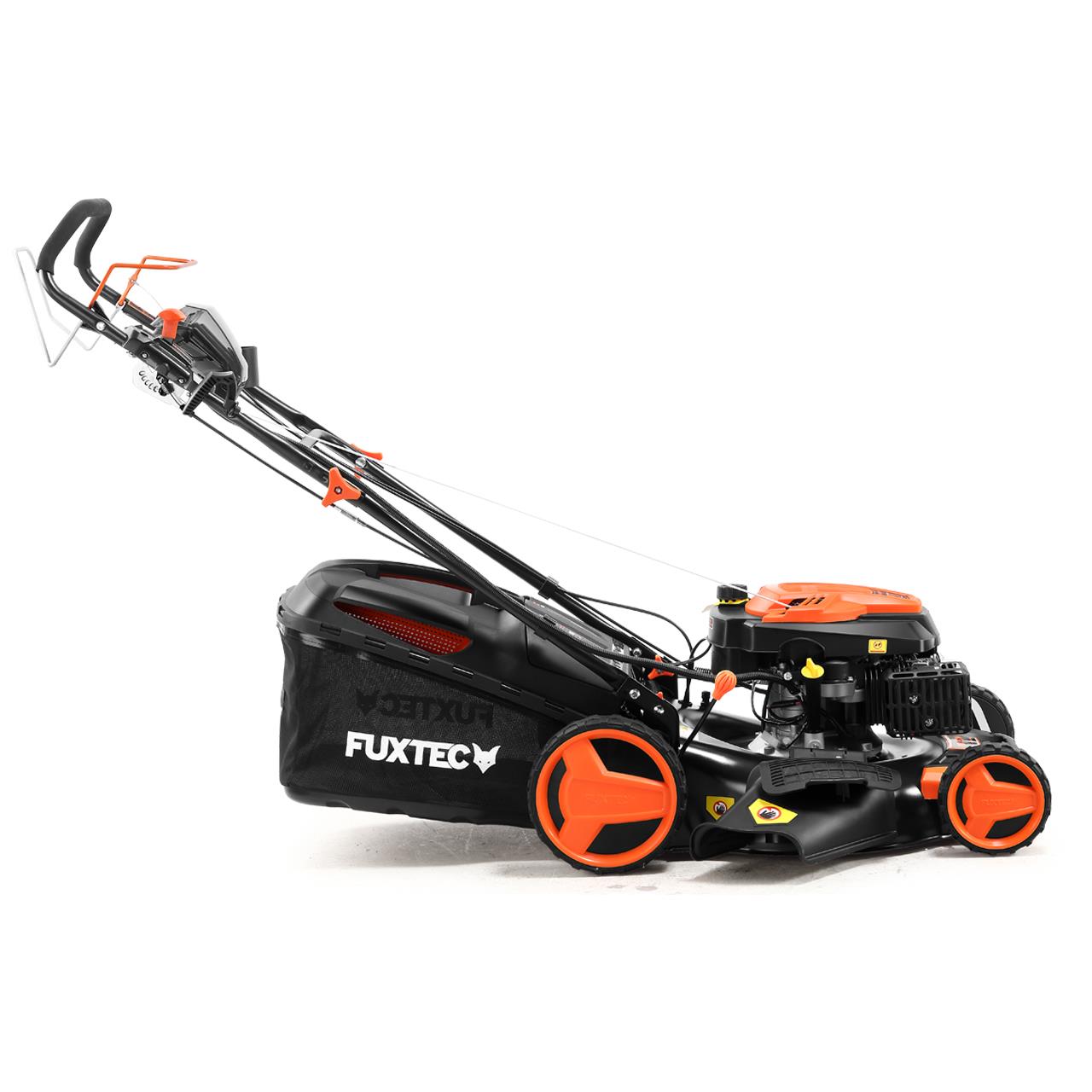 fuxtec-fx-rm5196es-pro-benzin-rasenm-her-mit-e-start-und-selbstantrieb-b-ware image 5
