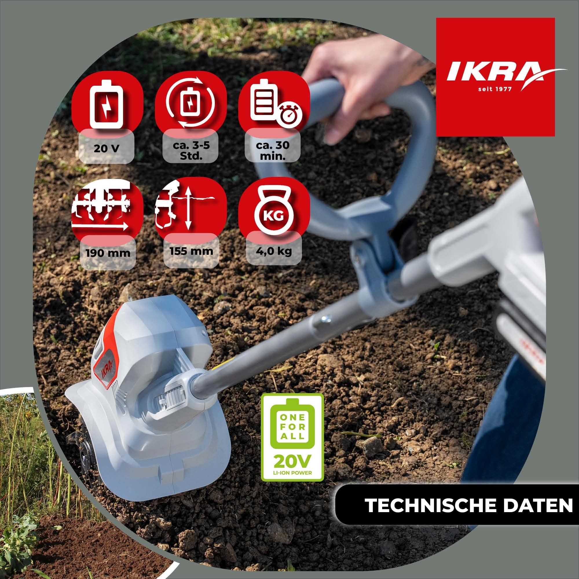 ikra-iamh-20-akku-bodenhacke-19-cm-inkl-20v-akku-und-ladeger-t image 5