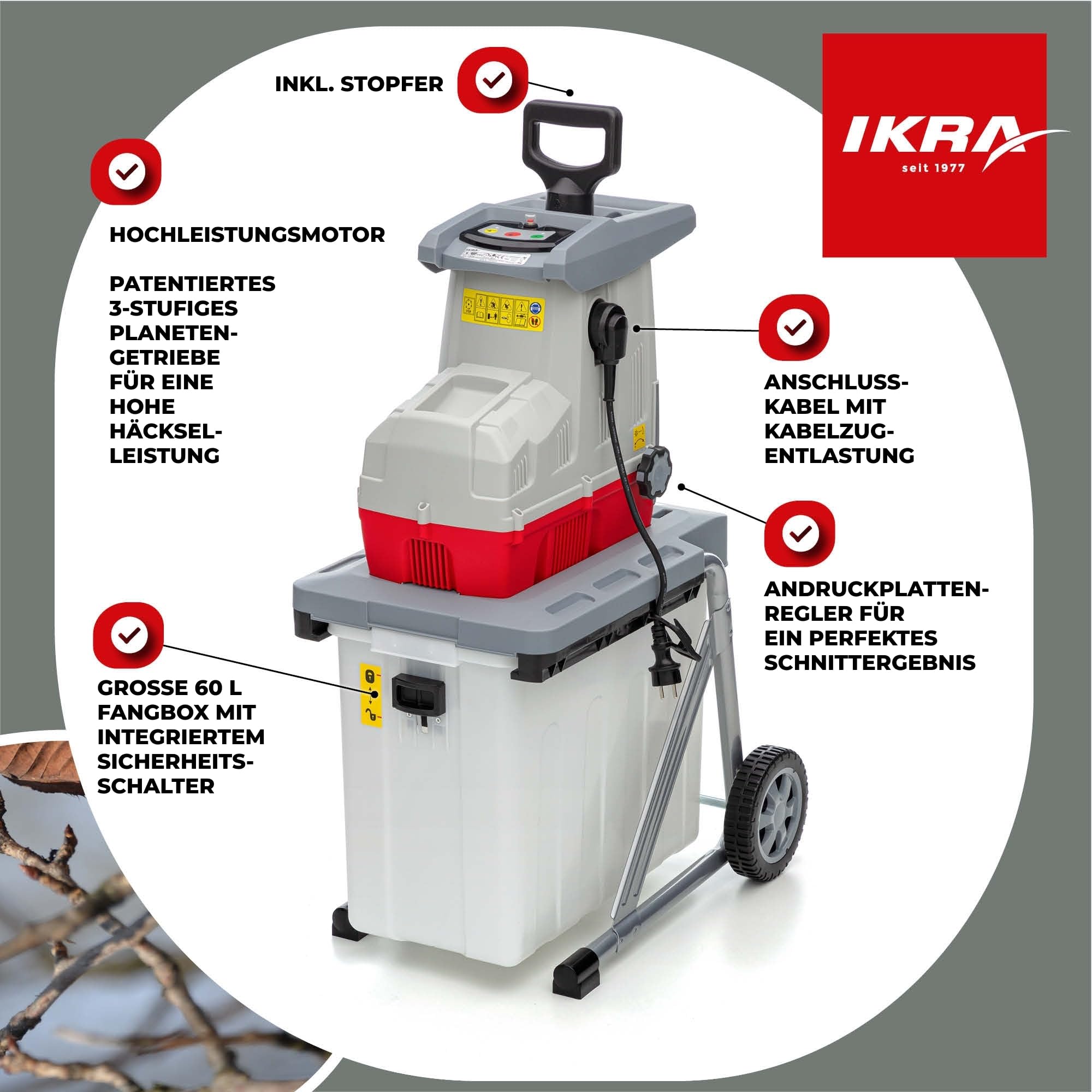 ikra-ilh-3200a-elektro-walzenh-cksler-3200-w-bis-44-mm-mit-60-l-fangbox image 6