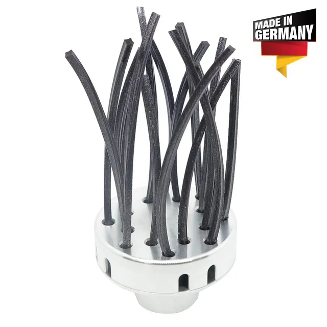 fuxtec-wildkrautb-rstenaufsatz-inkl-fadenkopffunktion-8mm-f-r-rasentrimmer image 1