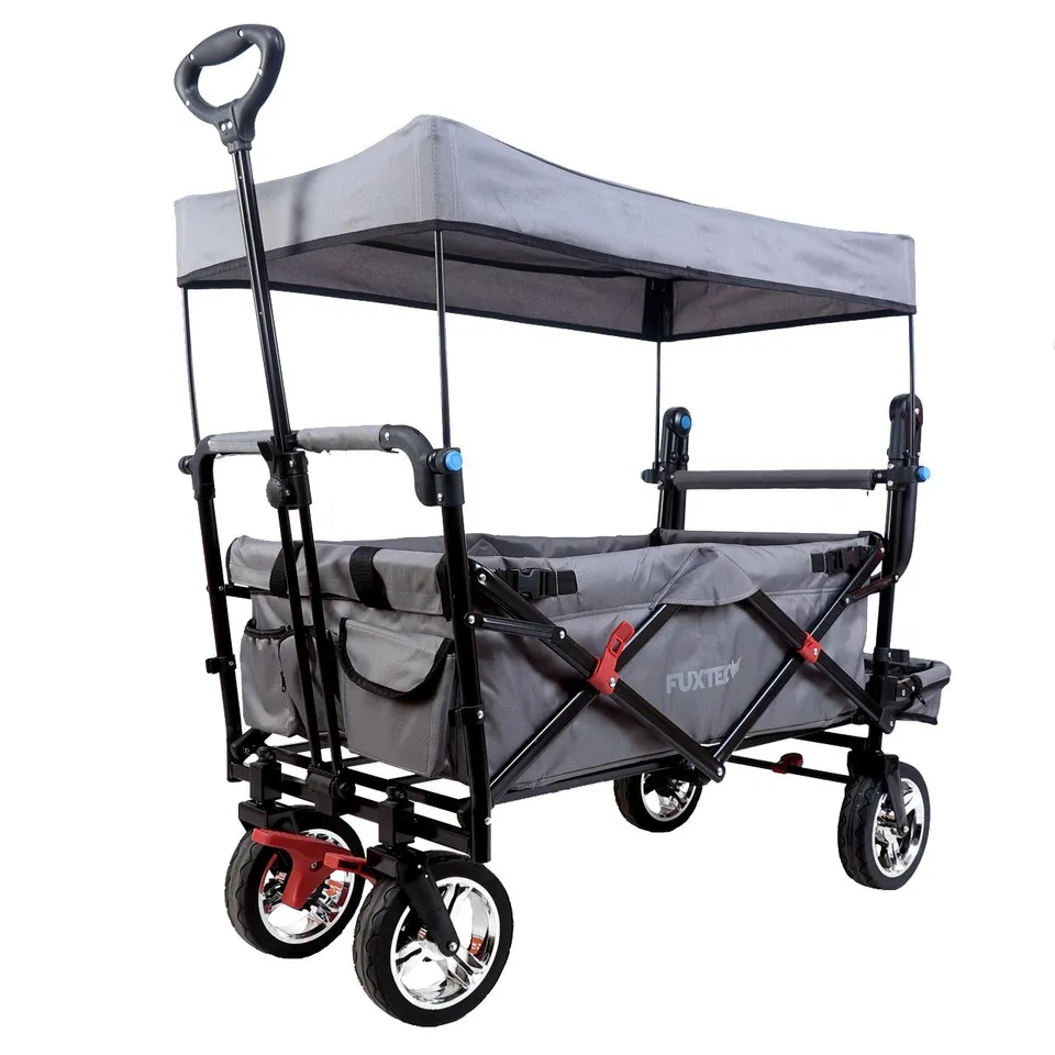 fuxtec-bollerwagen-fx-ct800-b-ware-mit-sonnendach-schiebegriff-und-innenraumverl image 1