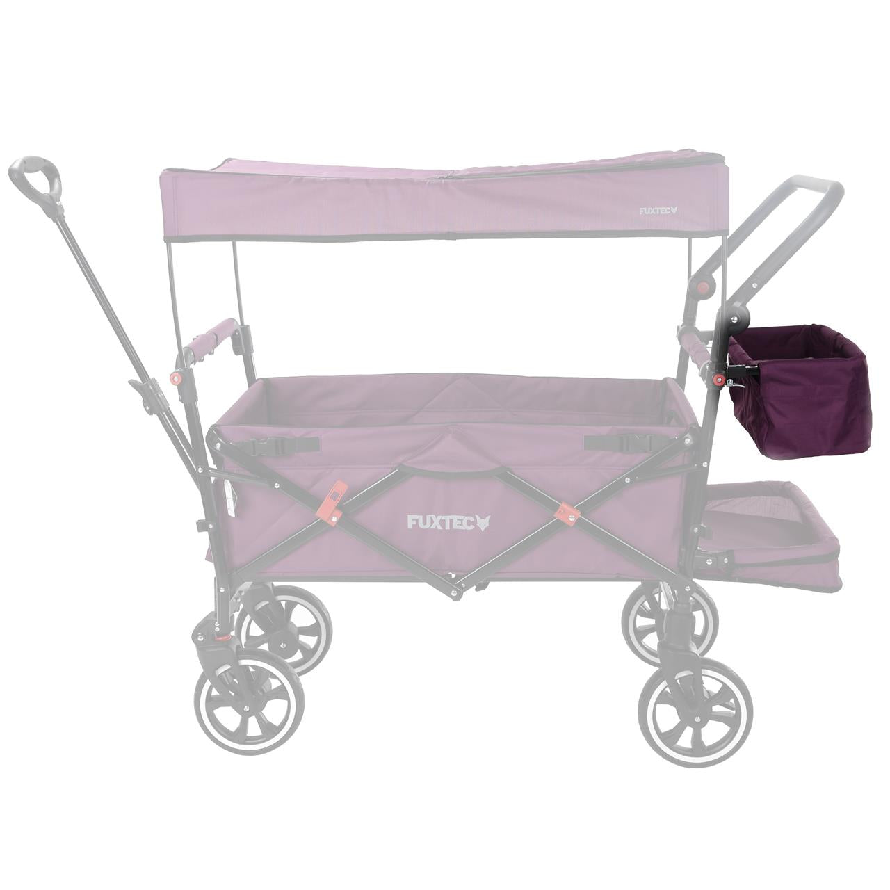 fuxtec-stoffbezug-hecktasche-purpur-f-r-bollerwagen-ct850 image 1