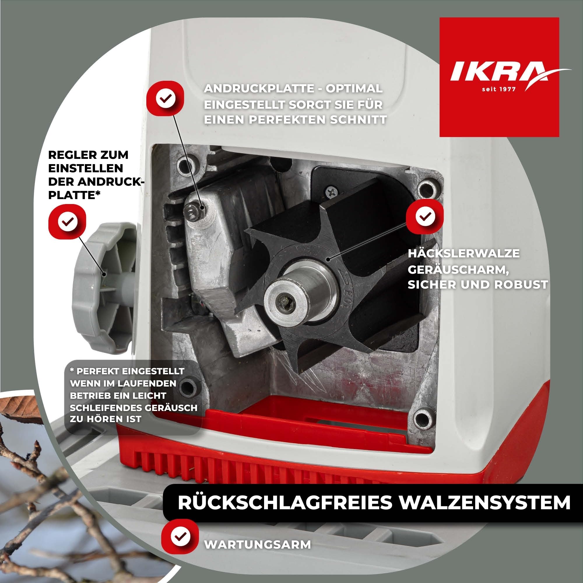 ikra-ilwh-3000-elektro-gartenh-cksler-walzenh-cksler-3000w-45mm-blauer-engel image 3