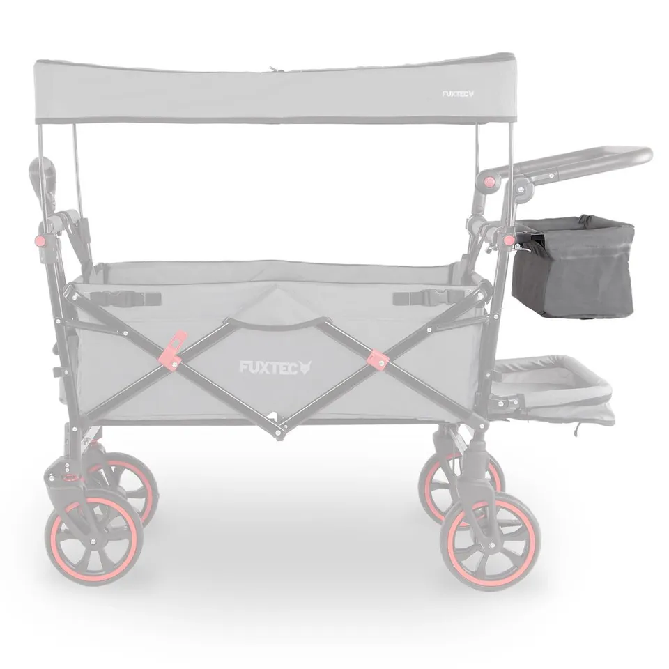 fuxtec-stoffbezug-hecktasche-grau-f-r-bollerwagen-ct850 image 1
