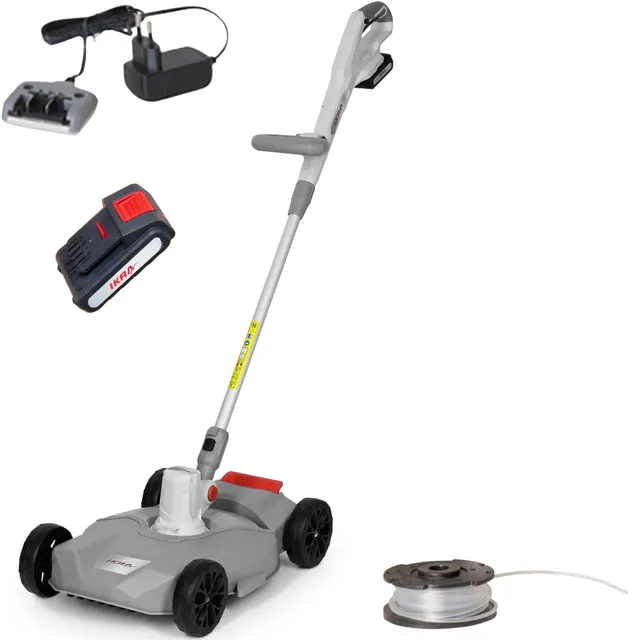 ikra-2in1-akku-rasentrimmer-iart-2030-f-20-v-30-cm-mit-m-heraufsatz image 1